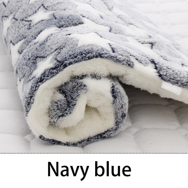 Pet Sleeping Mat Soft Wool Blanket Mattress - Dog Bed Supplies