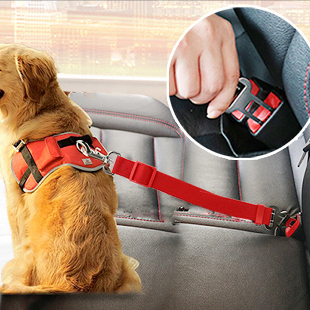Dog Car Safety Seat Belt Vehicle Belt Leash