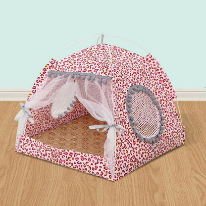 Pet tent bed for cat house cozy nest
