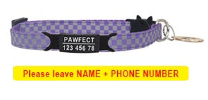 Cat Collar Custom Personalized ID