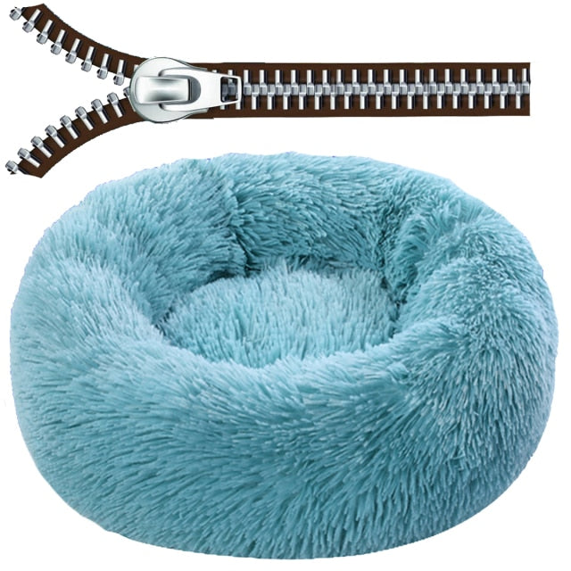 Super Large Dog Bed With Zipper Cover Long Plush Pet - Dog Bed Supplies