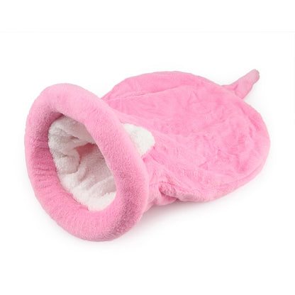 Warm Coral Fleece Cat Sleeping Bag