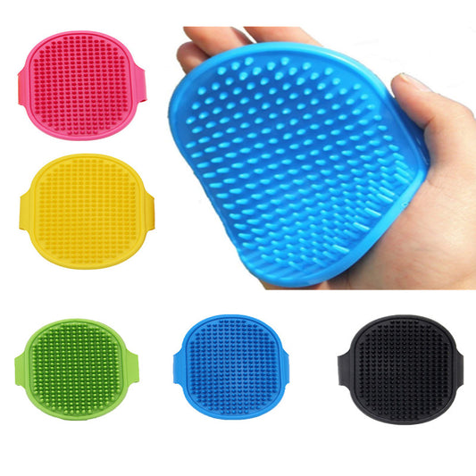 Soft Rubber Grooming Massage Brush For Dog Pet Grooming