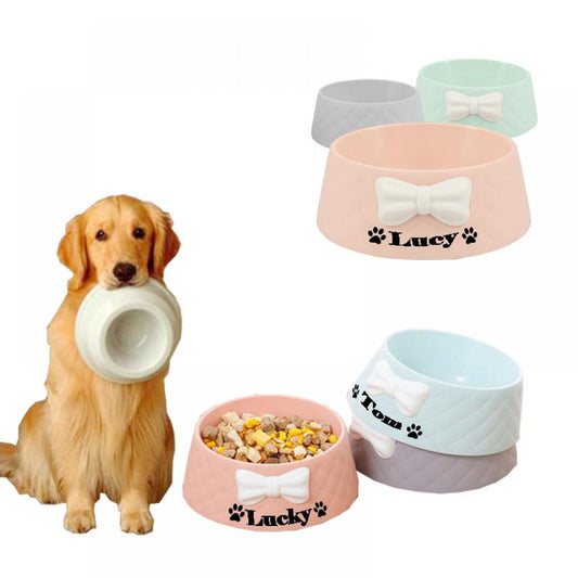 Pet Dog Feeding Food Bowls