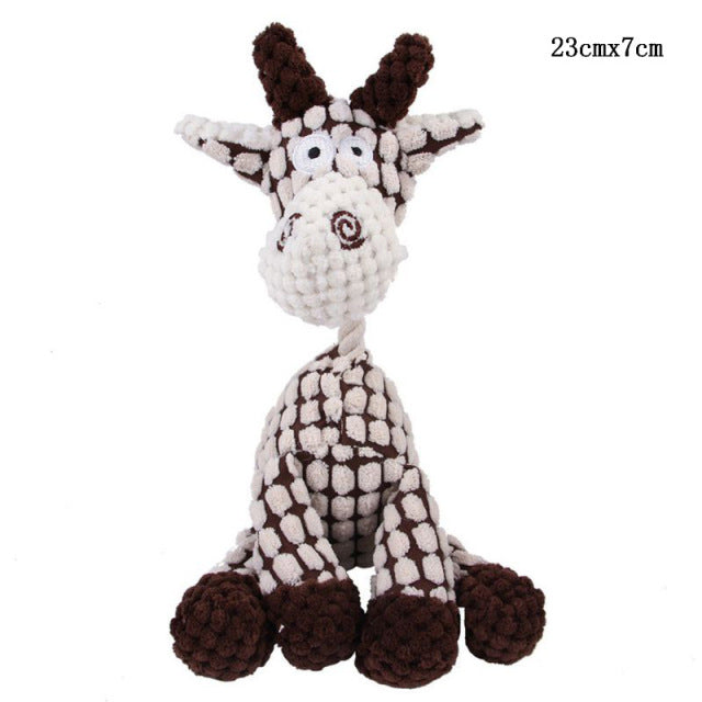 Fun Pet Toy Donkey Shape Corduroy