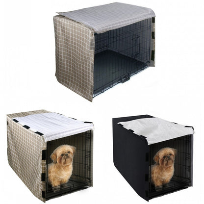 Dog Cage Kennel House Cover Open Door