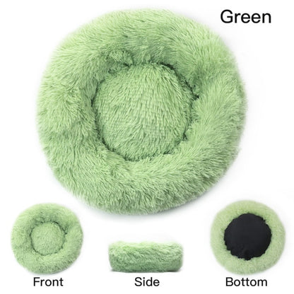 Round Large Dog Bed With Zipper Cover Washable - Dog Bed Supplies