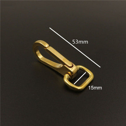 1 piece Solid brass snap hook swivel leash clip
