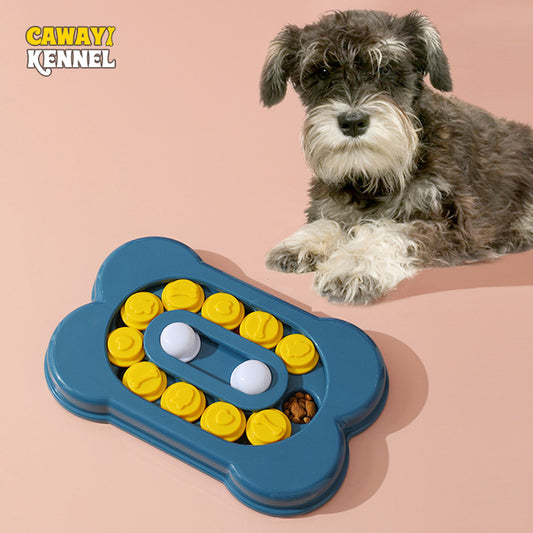 Slow Dog Bowl Fun Interactive Dogs Feeder Puzzle