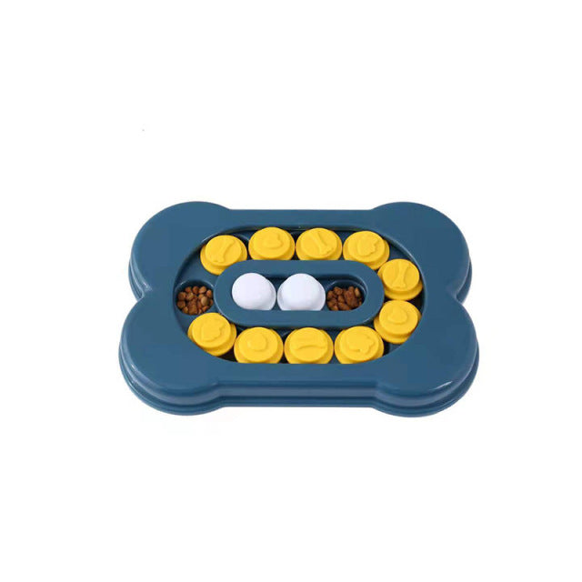 Slow Dog Bowl Fun Interactive Dogs Feeder Puzzle