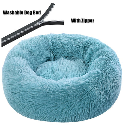 Super Large Dog Bed With Zipper Long Plush Pet Sofa
