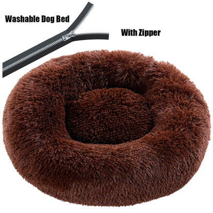 Super Large Dog Bed With Zipper Long Plush Pet Sofa