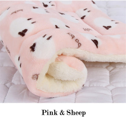 Dog Mat Bed Thickened Pet Soft Fleece Pad Blanket - Dog Bed Supplies