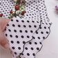 Black Dots Ruffled Chiffon Lace DIY Clothes Dog