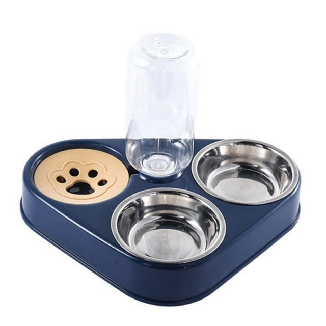 3 in 1 Pet Bowl Automatic Feeder Food Bowl