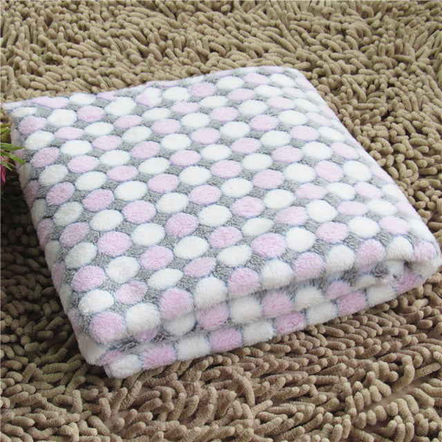 Soft Dog Bed Blanket Cute Pet Sleep