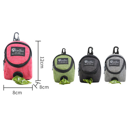 Portable training dog snack bag