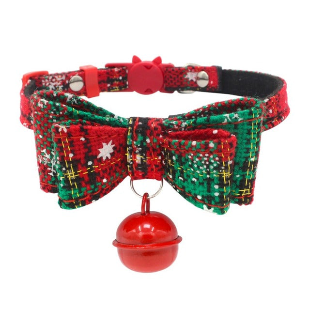 Christmas Theme Dog Cat Collar Adjustable