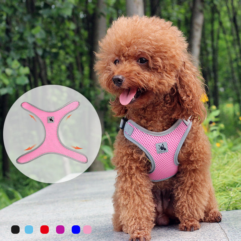 Adjustable Vest Harnesses for Dogs Mesh