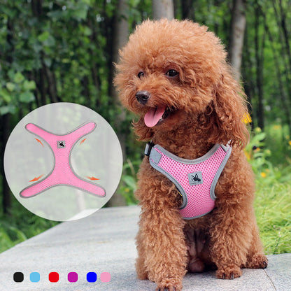 Adjustable Vest Harnesses for Dogs Mesh