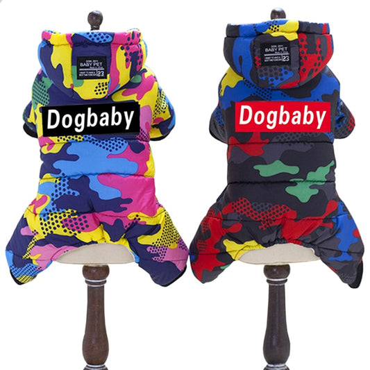 Winter Overalls Dogs Clothes