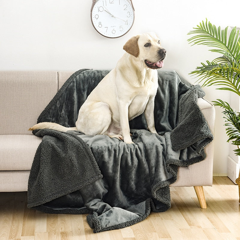 Waterproof Pet Blanket Liquid Pee Proof Blanket - Dog Bed Supplies