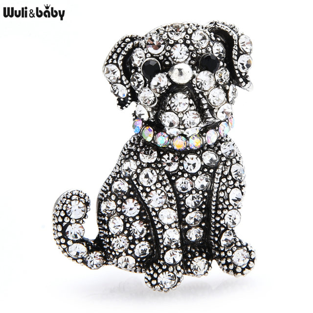 Vintage Sitting Sharpie Dog Brooches For Women