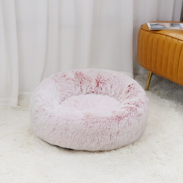 Round Dog Bed Zipper Washable Cover Sofa Bed