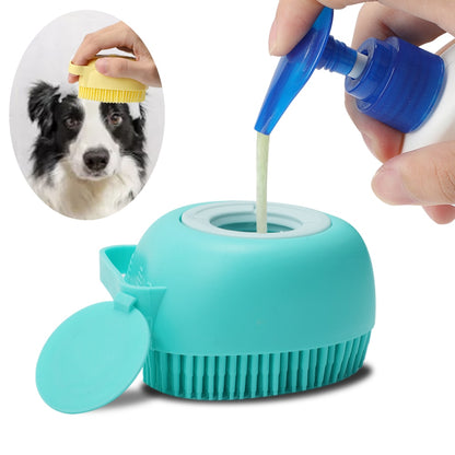 Dogs Shampoo Massager Brush Bathroom Massage Comb Grooming Pet Grooming