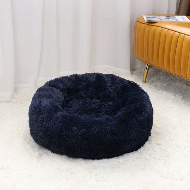 Round Large Dog Sofa Bed with Zipper Washable Cover - Dog Bed Supplies