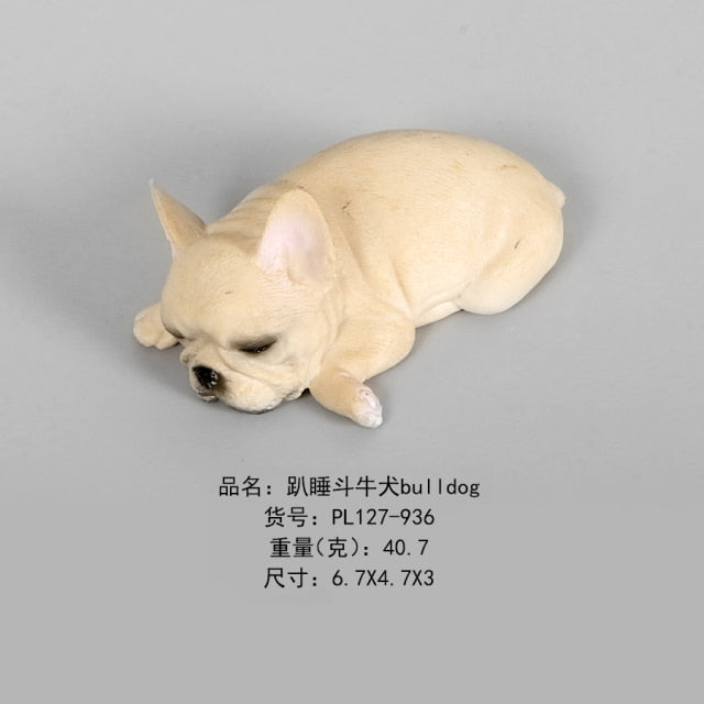 Terrier Pet Dog Hand Painted Models Toy