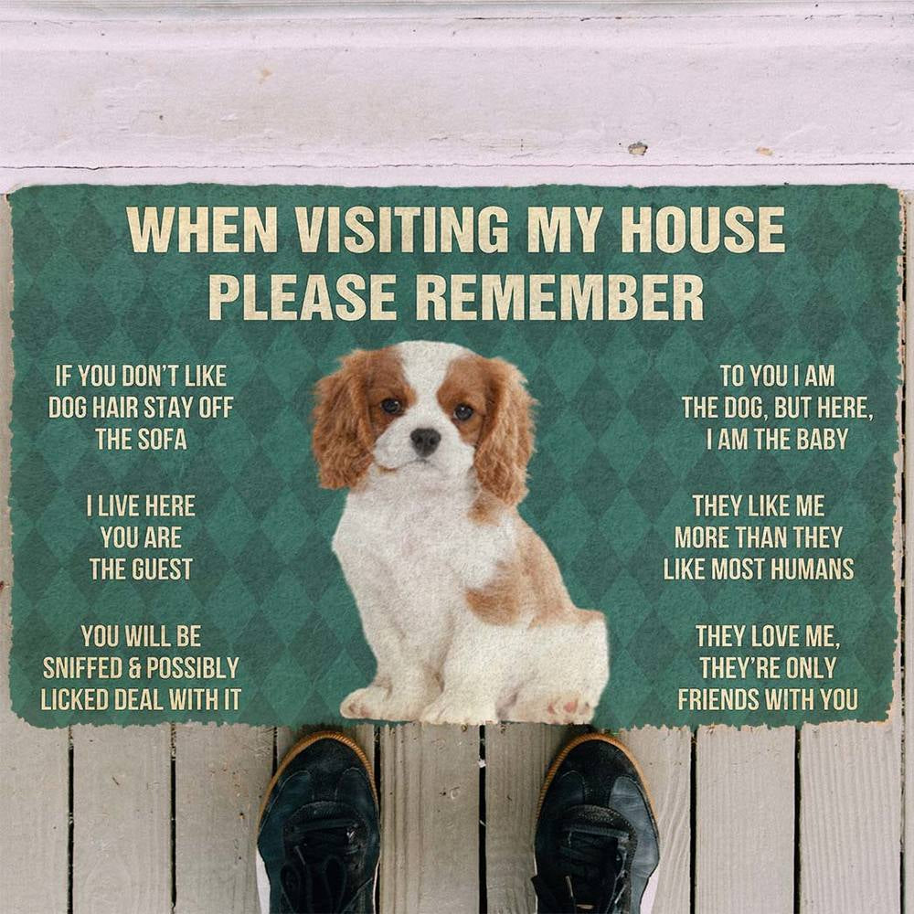 Dogs House Doormat Decor Print Floor