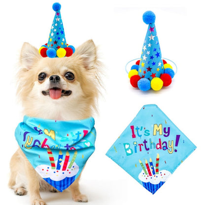 Cute Pet Dogs Birthday Caps