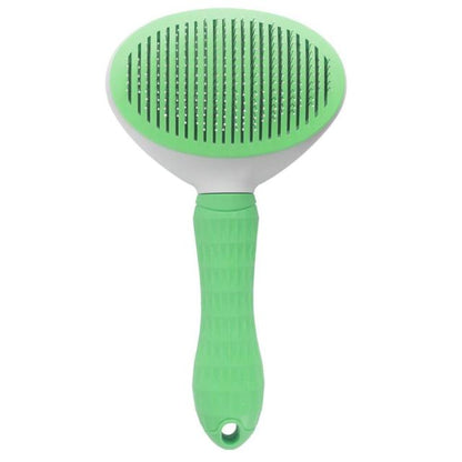 Pet Hair Removal Comb Automatic Non-slip Grooming Brush For Removing Hair Pet Grooming