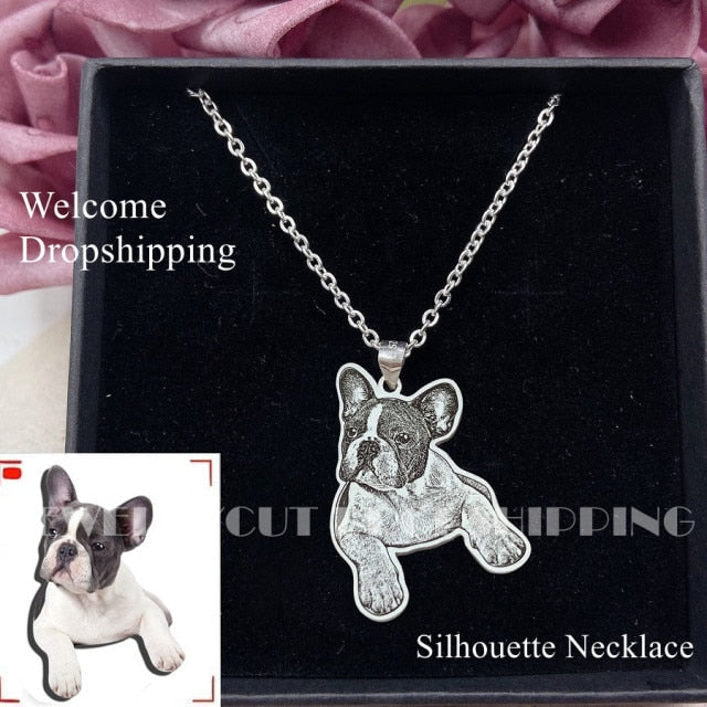 Customized Pet Engrave 925 Sterling Silver Necklace