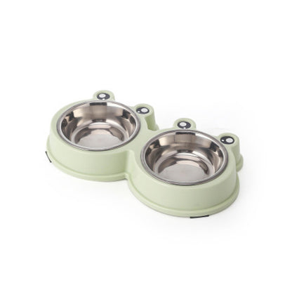 Dog Bowl Food Water Feeder Stainless Steel