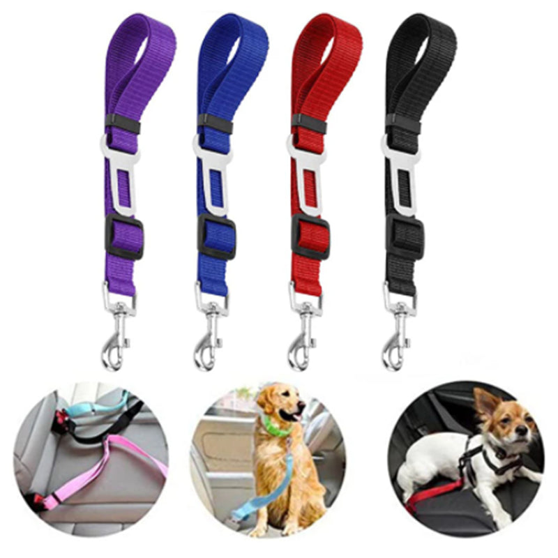 Dog Cat Car Safety Belt Adjustable Leash