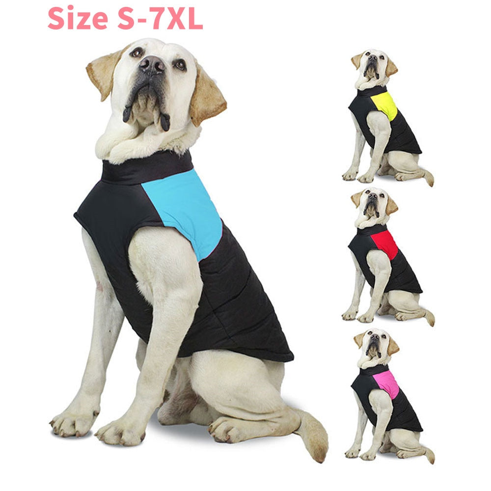 Winter Dog Pets Clothes Padded Vest