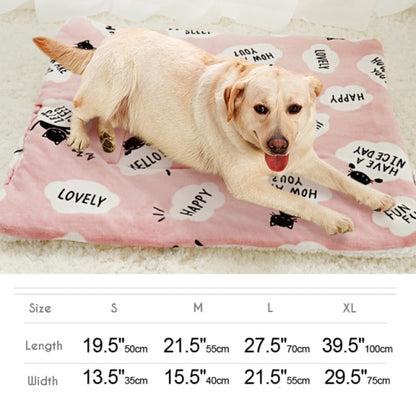 Winter Thick Dog Cat Mat Warm Fleece Bed - Dog Bed Supplies