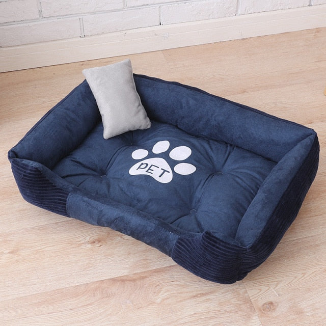 Soft Sofa Dog Beds Fleece Warm Bed Autumn Winter - Dog Bed Supplies