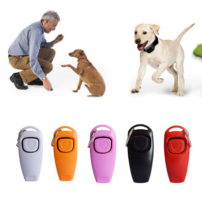 10 Colors Dog Training Whistle Clicker