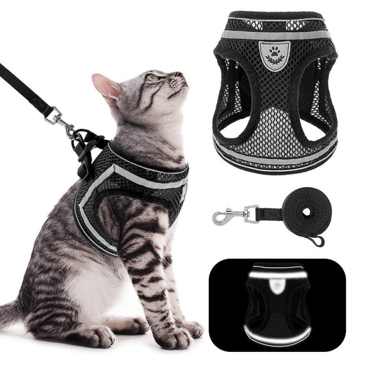 Breathable Cat Harness and Leash Set