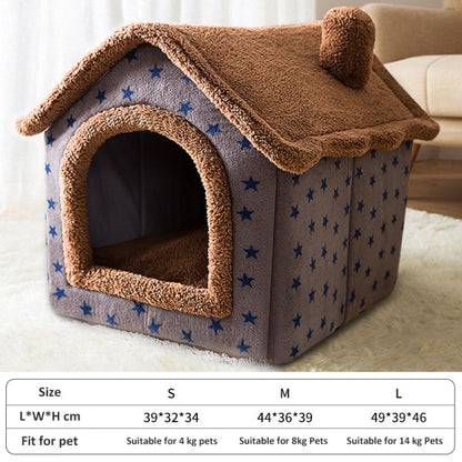 Dog House Kennel Soft Pet Bed Small Cat Tent - Dog Bed Supplies