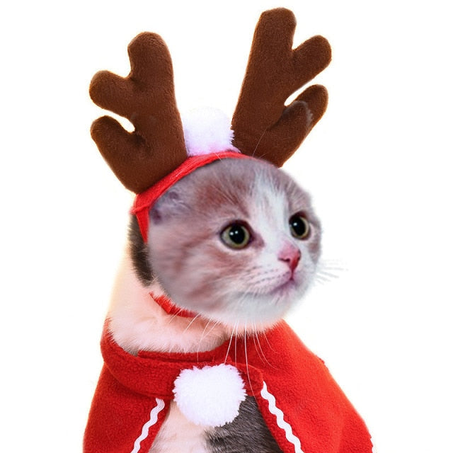 Christmas Pet Antler Headdress Headband