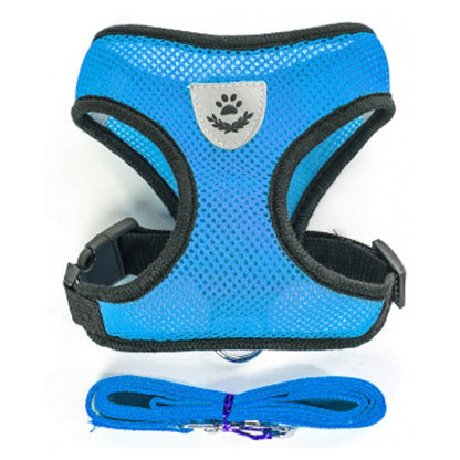 Nylon Mesh Harness And Leash Breathable Harnesses