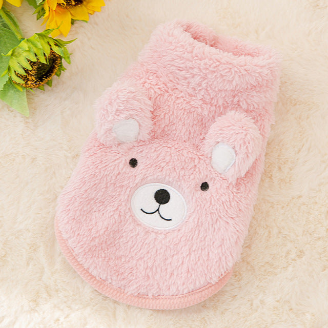Warm Outfit Fleece Pet Clothes Sweater