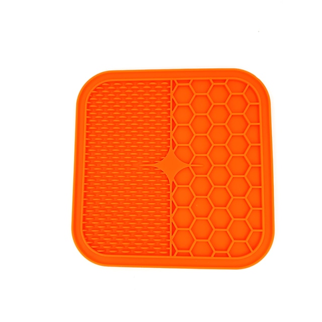 Mat for Dogs Slow Food with Suction Feeding Bowl