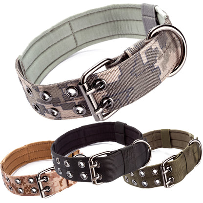 Dog Collar Adjustable Military Tactical