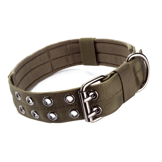 Dog Collar Adjustable Military Tactical