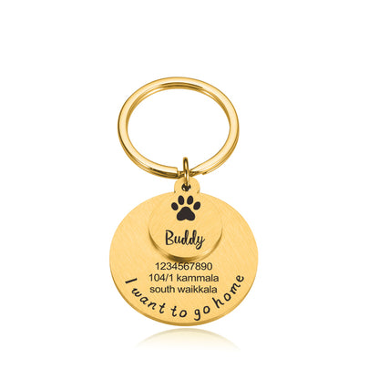 Free Engraved Pet Dog ID Tag Personalized Pet Supplies
